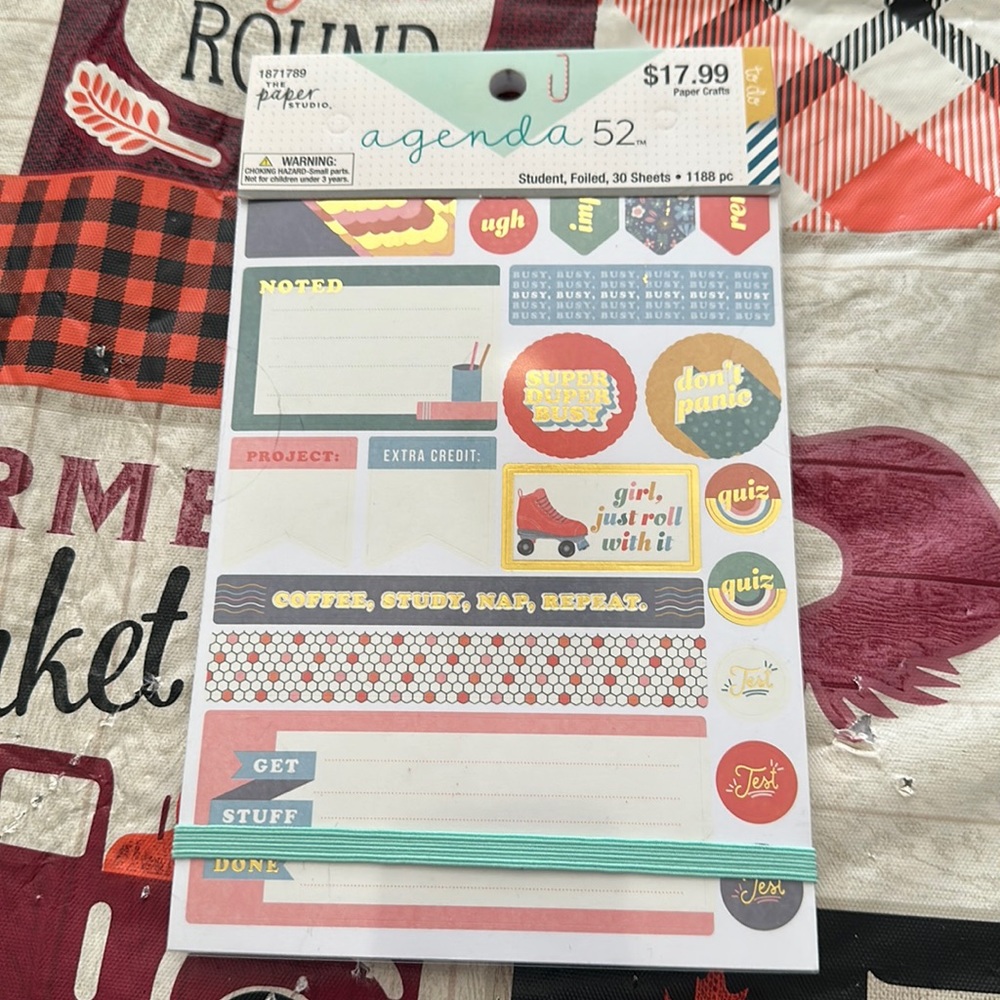 Agenda 52 Sticker Book